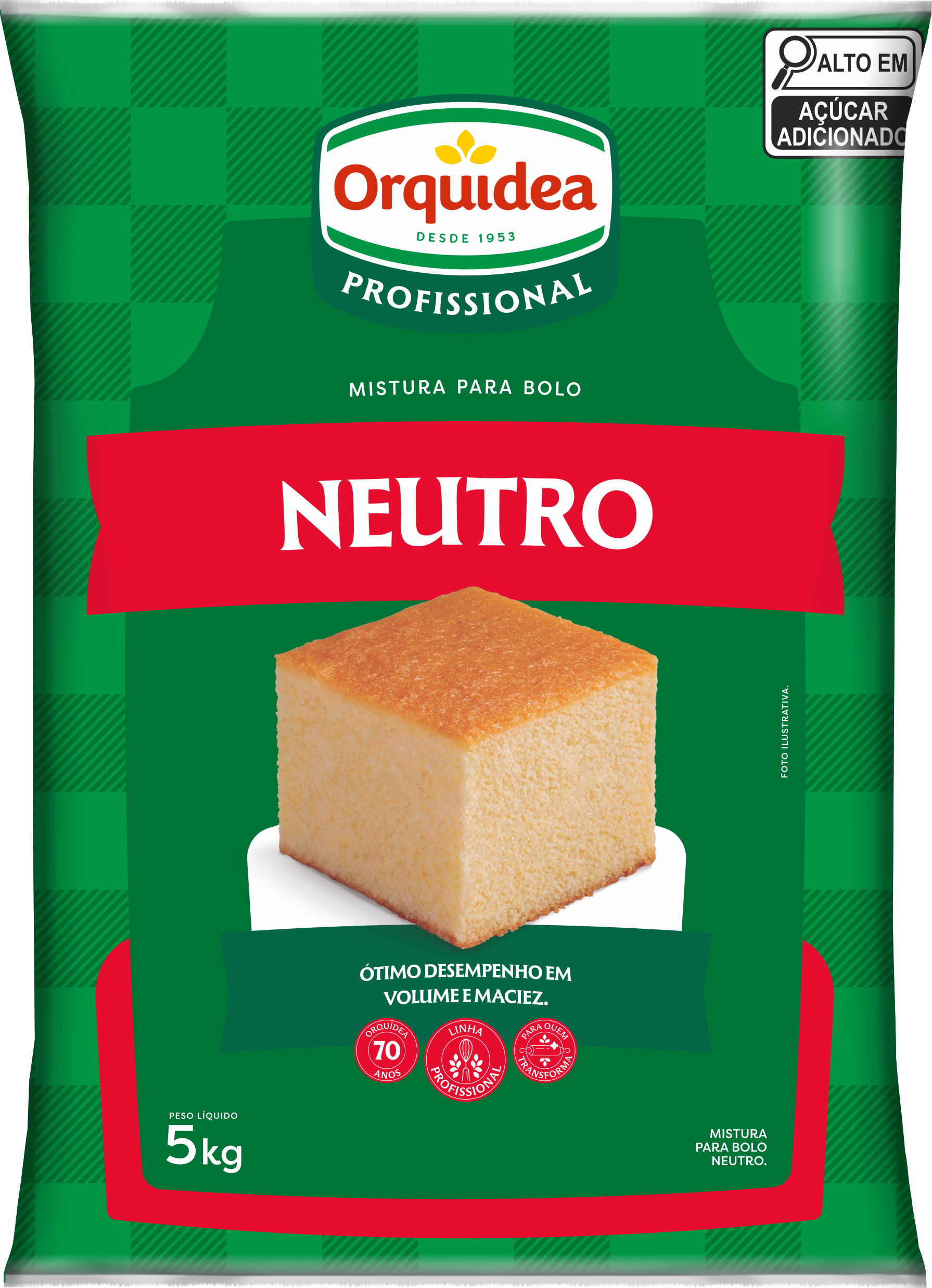 Mistura para Bolo Sabor Neutro 5kg