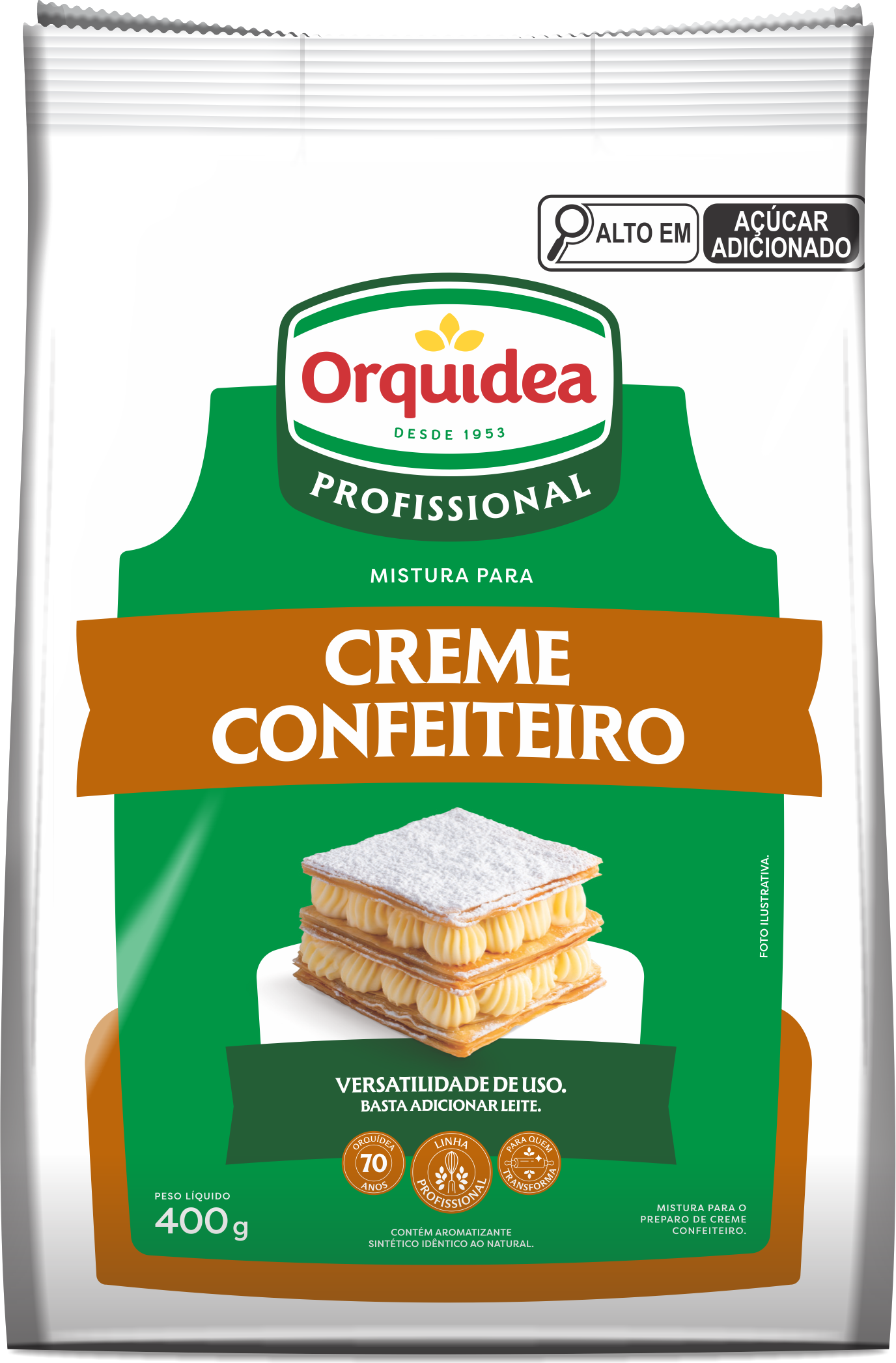 Mistura Creme Confeiteiro 400g